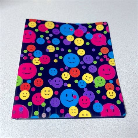 Binder Office 3d Smiley Face Binder Poshmark