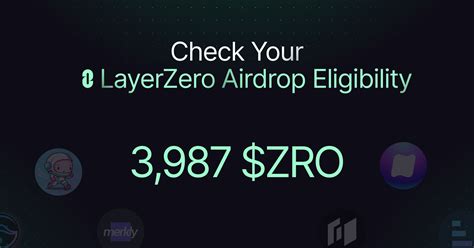 LayerZero Airdrop Checker