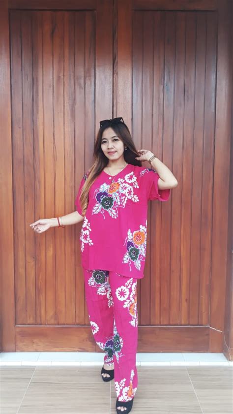 Baju Setelan Batik Celana Panjang Jumbo 5 Thebatik