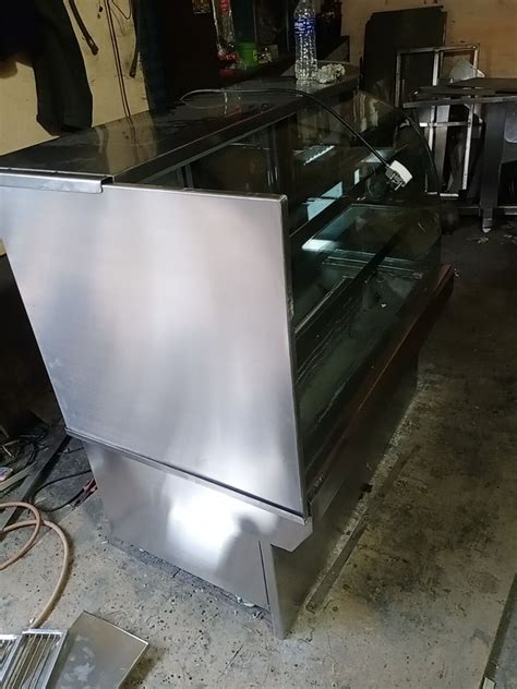 Rectangular Air Cooled Stainless Steel Sweet Display Counter At Rs