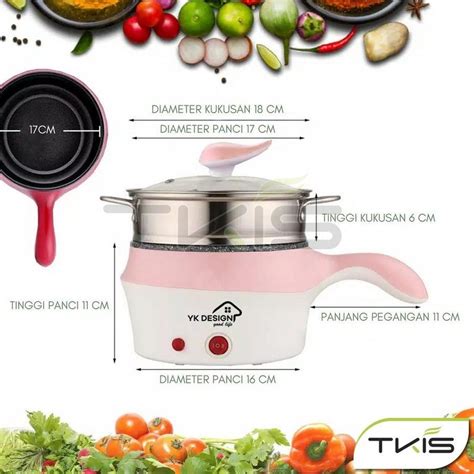 Jual New Panci Elektrik Multifungsi Electric Fry Pan Panci Listrik