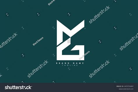 Alphabet Letters Initials Monogram Logo Mg Stock Vector Royalty Free 2075755897 Shutterstock