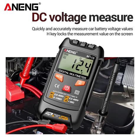 Dujruis M Mini Digital Multimeter Ac Dc Voltage Meter Counts