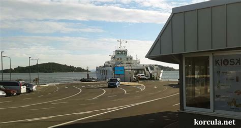 Orebi Kor Ula Car Ferry Korcula Net