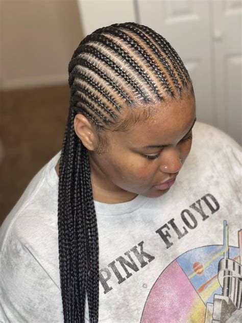 25 Trending Straight Back Braids For 2024 Simple Styles With Pictures