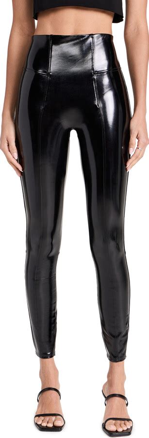 Spanx Faux Patent Leather Leggings Shopstyle