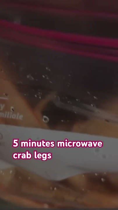 Microwave Crab Legs In 5 Minutes Youtube