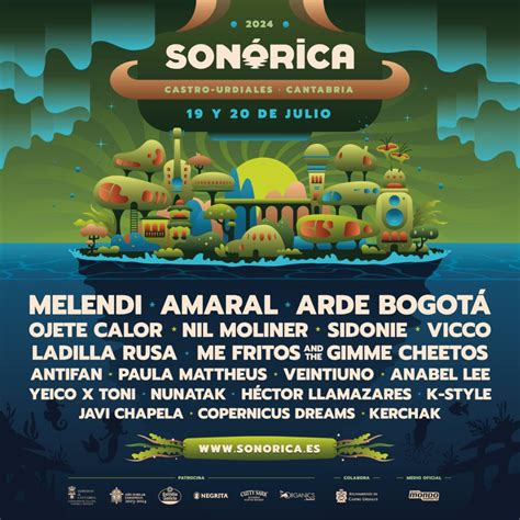 Festival Sonórica 2024 Cartel Entradas Horarios Miplanhoy Qué Hacer Hoy En Cantabria