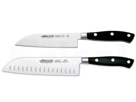 Cuchillo Santoku Alveolado Riviera De Arcos Cat Logo Cuchiller A Y