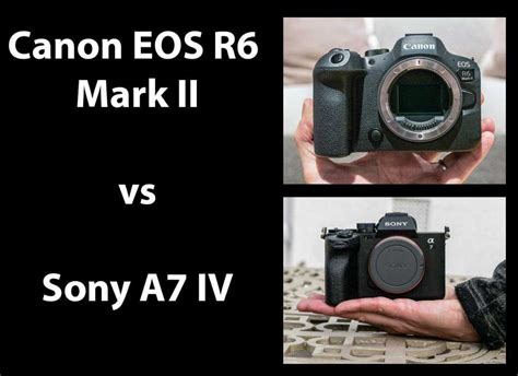 Canon EOS R6 Mark II Vs Sony A7 IV Head To Head Comparison