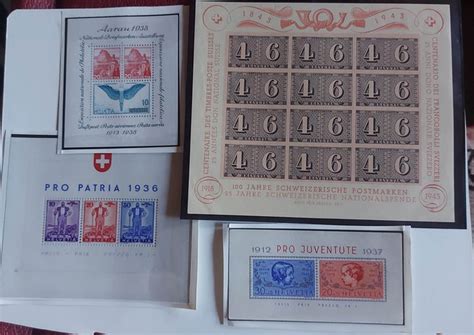 Suisse 1936 1943 Four Blocks Catawiki