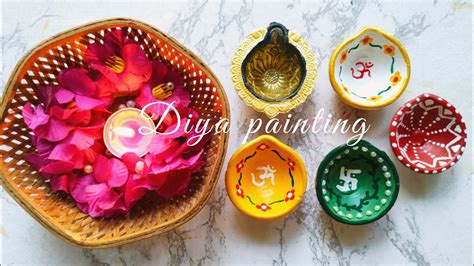 Easy Way To Decorate Plain Diya At Home Diy Diya For Diwali Festive