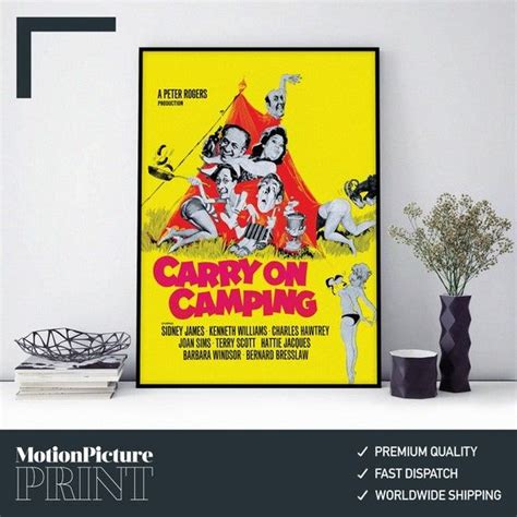 Carry on Camping 1969 Movie Film Poster Print A3 A4 A5 - Etsy Ireland ...