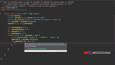 USO DEL CICLO FOR EN JAVA YouTube