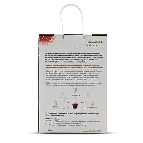 Rote Bete Saft Blutdruckformel 3 Liter Livnature