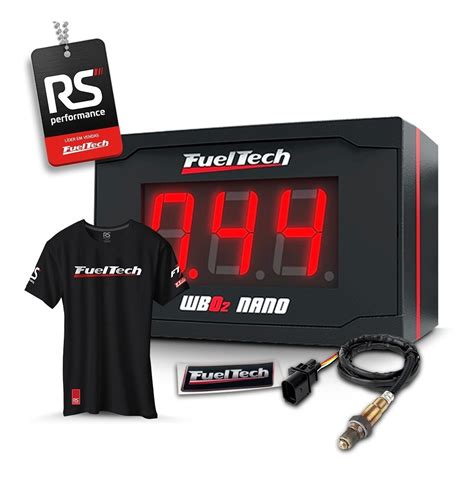 Fueltech Wideband O2 Meter Nano C Sonda Bosch Chicote 2m