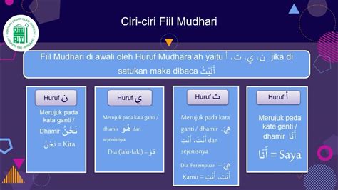 Fiil Mudhari Dan Fiil Amr Bahasa Arab Kelas 6 Bab As Saah Youtube