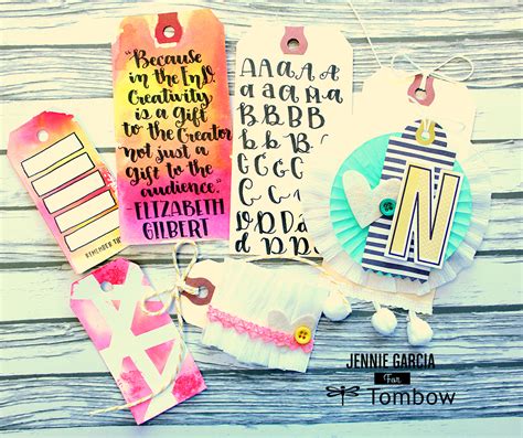 10 Ideas for Tags By Jennie Garcia - Tombow USA Blog