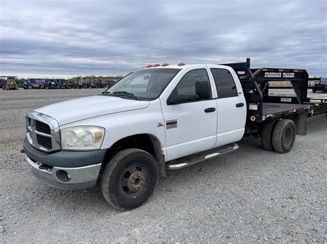 2008 Dodge Ram 3500 SLT 10 ft Flatbed Truck - Automatic For Sale ...