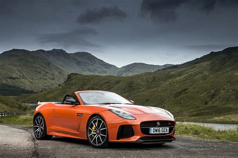 Photos Jaguar 2016 F Type Svr Convertible Cabriolet Orange Metallic