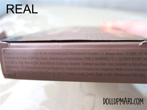 How To Spot A FAKE NAKED Palette Doll Up Mari