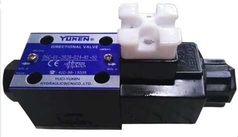 Yuci Yuken Electro Hydraulic Directional Control Valve Dsg 01 2b2 D24 N1 50 With Low Noise High