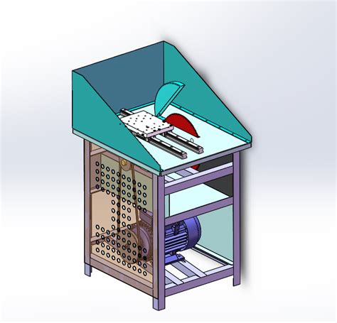 玉石切割机sw18可编辑solidworks 2018模型图纸下载 懒石网