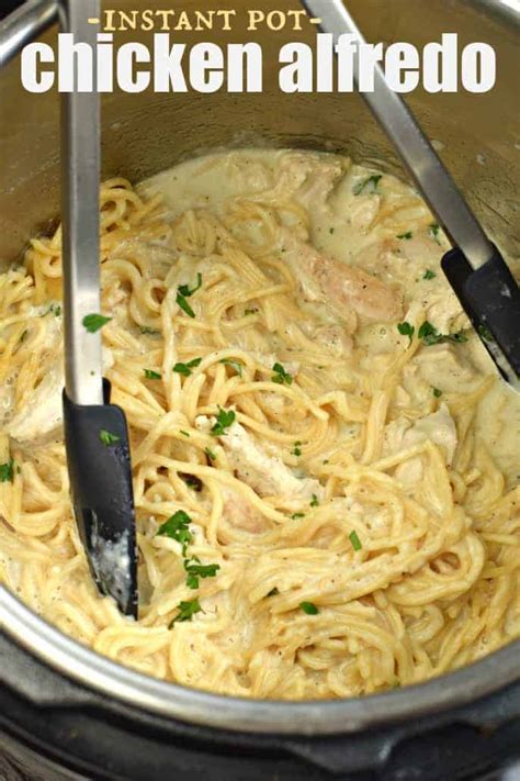 Instant Pot Chicken Alfredo Recipe Shugary Sweets