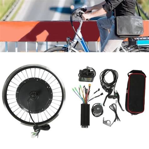 VGEBY Kit de Conversion Vélo Électrique 48V 1000W Avant du moteur pour