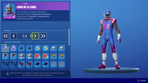 Fortnite Skins Nfl Ya Disponibles Precio Y Contenidos Meristation