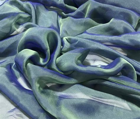 Aqua Blue Silk Fabric