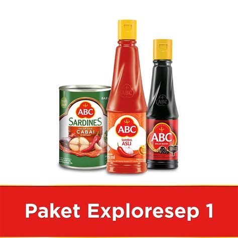 Jual Abc Kecap Manis Ml Saus Sambal Asli Ml Sarden Saus