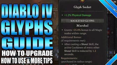 Diablo Glyph Guide Where To Find How To Use Range Explained