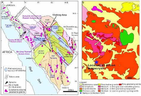 Simplified Geological Map A The Simplified Geology Of The Study Area