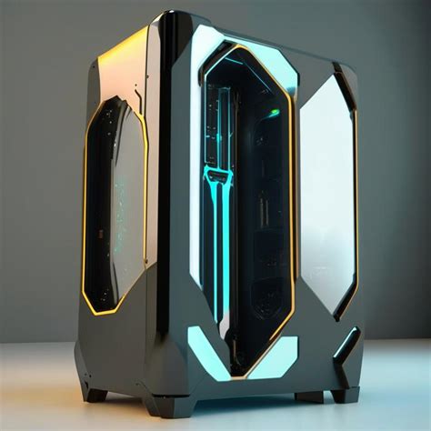 Futuristic PC case by Pickgameru on DeviantArt