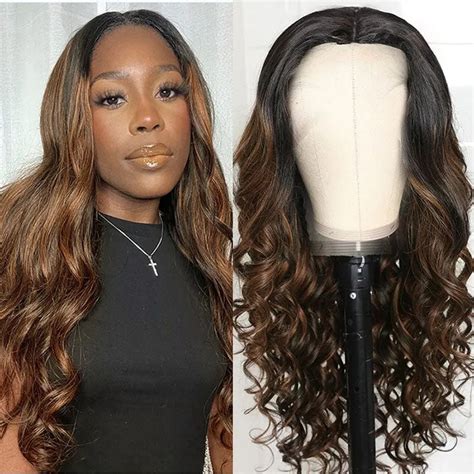 V Part Wigs Human Hair No Leave-Out – Hermosa Hair