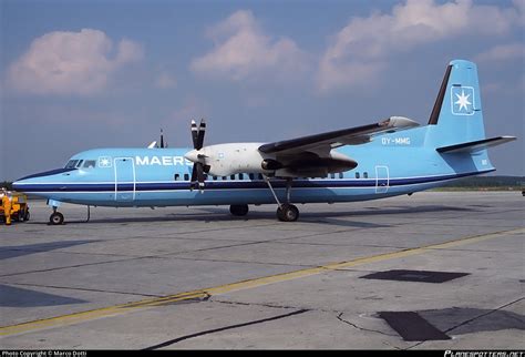 OY MMG Maersk Air Fokker 50 F27 Mark 050 Photo By Marco Dotti ID