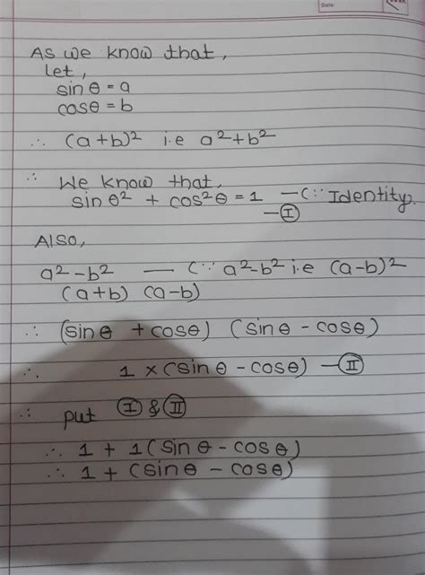 Cos A Sina 1