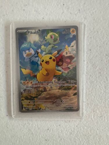 Pokémon Pikachu Promo SVP EN 027 Black Star Paldea Evolved ETB eBay