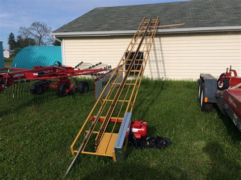 Snowco 24 Foot Hay Elevator Wchute Flinner Farms And Implements