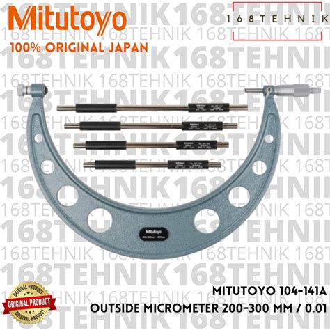 Jual MITUTOYO 104 141A Outside Micrometer 200 300mm 0 01 Mikrometer