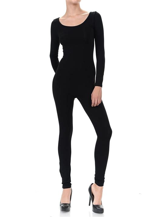 Jjj Women Catsuit Cotton Lycra Tank Long Sleeve Yoga Bodysuit Jumpsuit