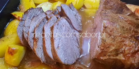 Vitela Assada No Forno Batatas Receitas Sabor