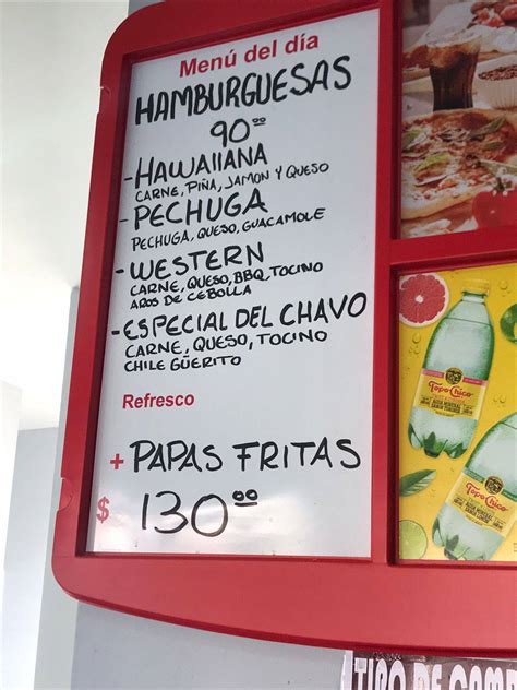 Menu At Tortas El Chavo Lombardo Mexicali