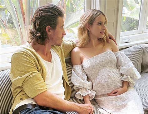 emma roberts confirms pregnancy    boyfriend garrett