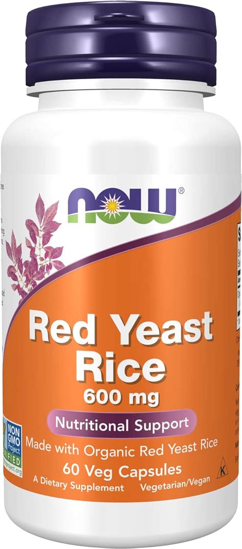 Amazon Now Supplements Red Yeast Rice Mg Made With Organic