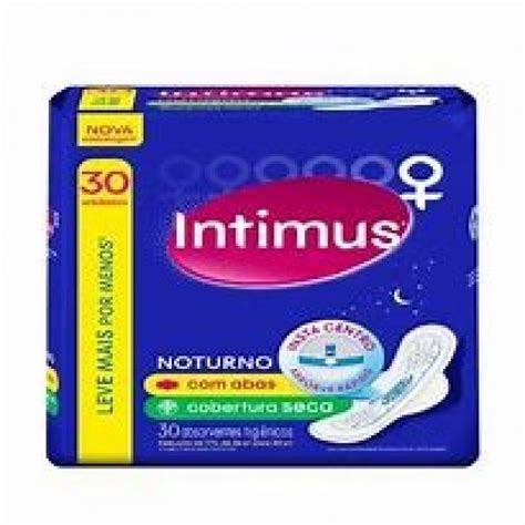 Absorvente Intimus Noturno Seco Abas Unidades