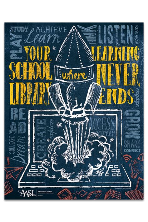 Your School Library Poster