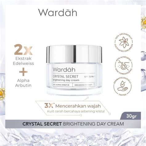 Jual Wardah Crystal Secret Brightening Day Cream 30g Shopee Indonesia