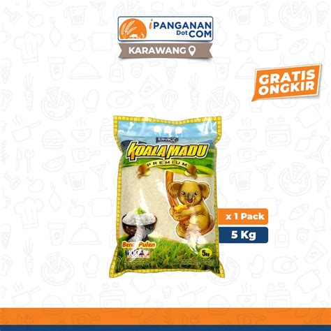 Jual Beras Premium Cap Koala Madu 5Kg Gratis Ongkir KWG Shopee